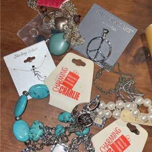 Charming Charlie Turquoise and Silver Accessory Collection